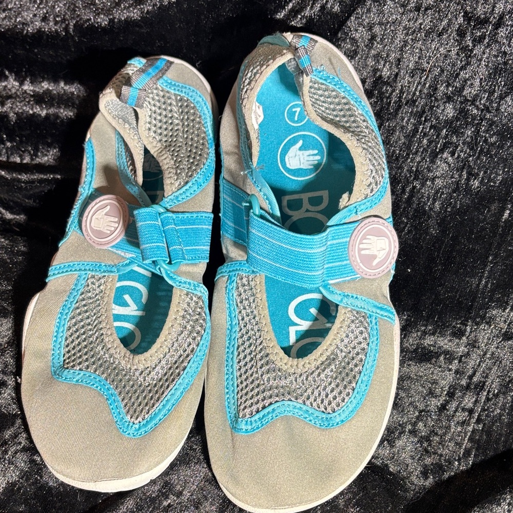 Bogs Kids Blue and Gray Water Shoes